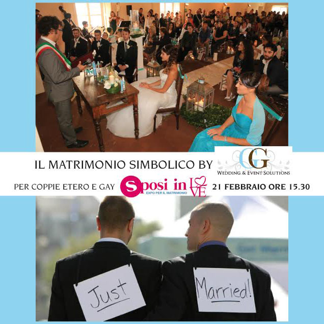 Il primo matrimonio simbolico per etero e gay a SPOSI IN Il primo matrimonio simbolico per etero e gay a SPOSI IN