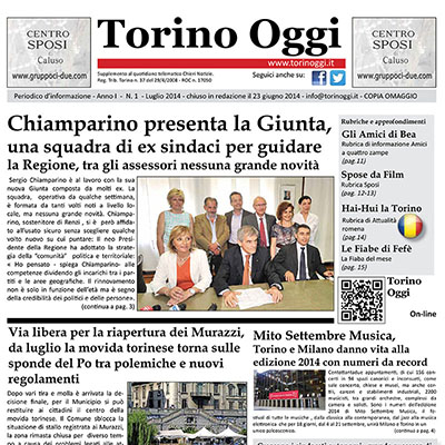 Spose da Film su TORINO OGGI Luglio 2014