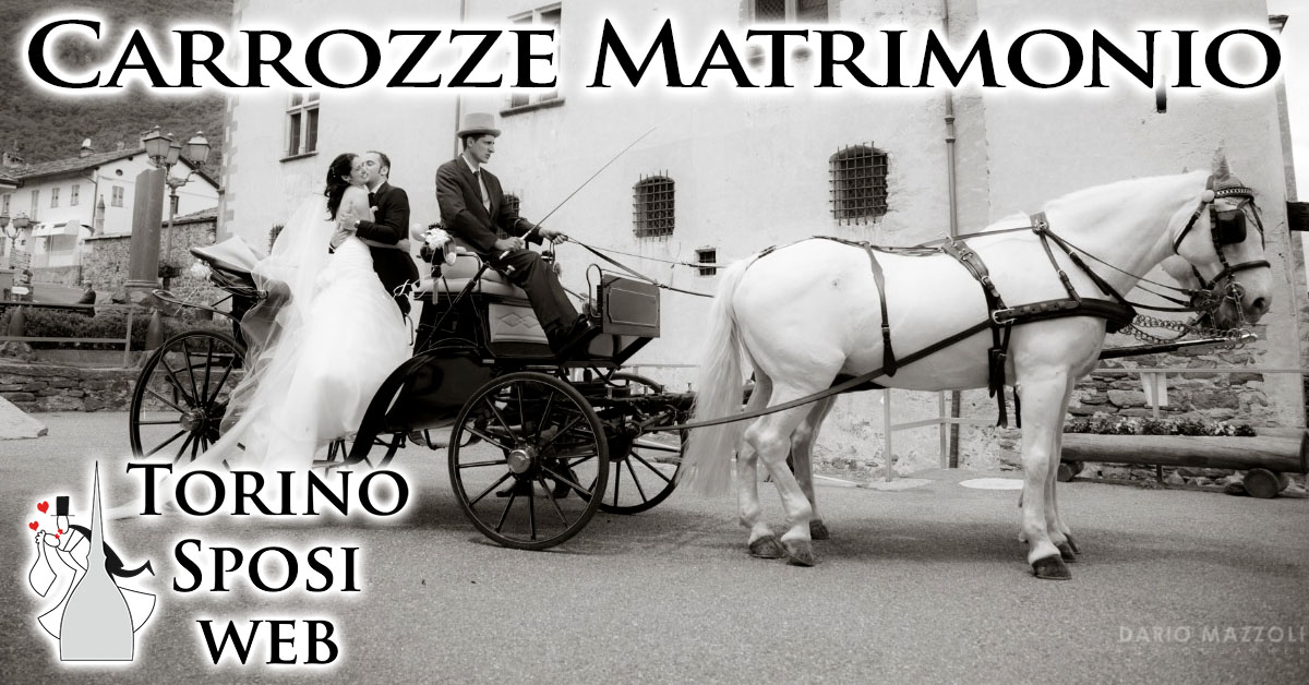 RICHIEDI SUBITO UN PREVENTIVO !!! Carrozze per Matrimoni a Torino e in Piemonte